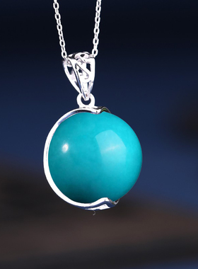 S925纯银吊坠空托新款DIY空托女镶嵌镂空吊坠空托银饰项坠托