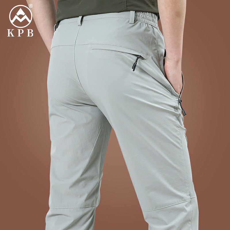 冰丝夏季超薄款宽松直筒男士休闲裤 kpb休闲裤