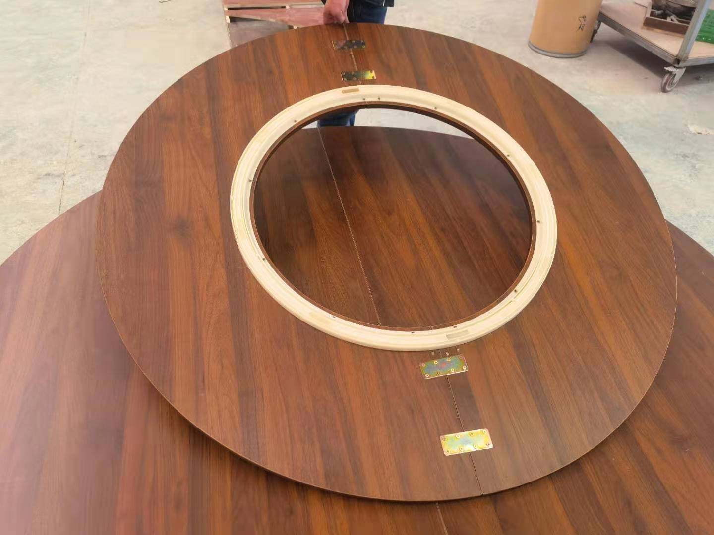 定制开孔大圆桌转盘实木台面空心火锅转盘家用圆桌面板圆台旋转,淘宝优惠券,粉丝福利购,淘宝优惠卷