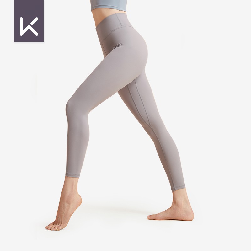 keep瑜伽裤女高腰提臀裸感运动裤 keep瑜伽长裤