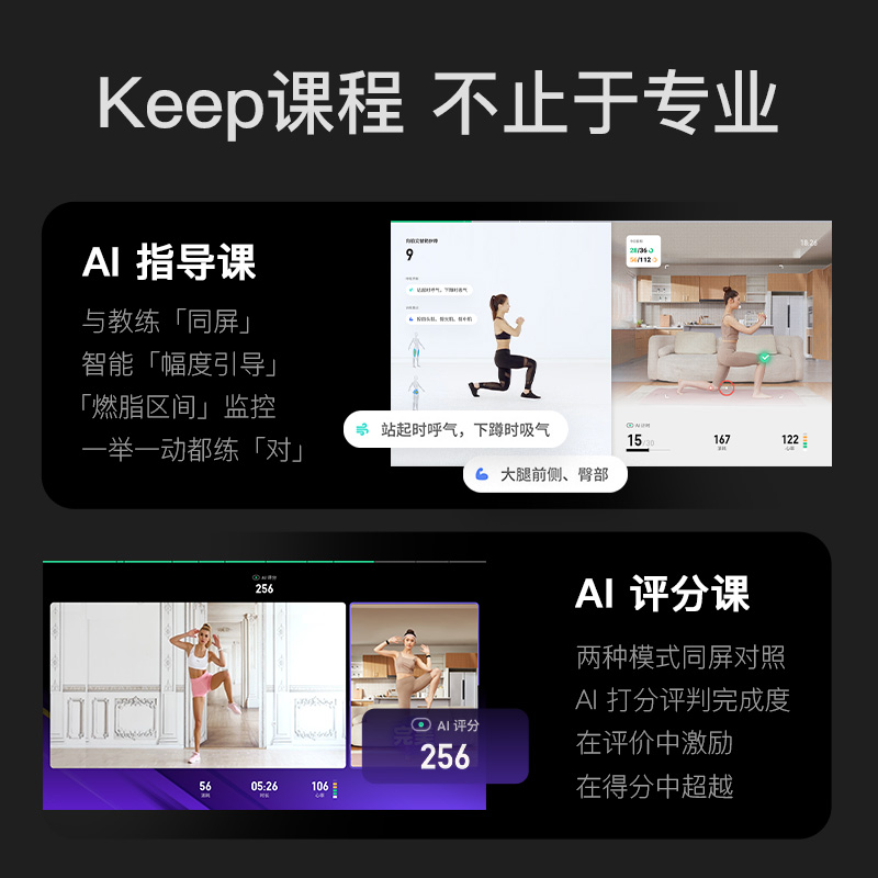 Keep体感机智能体感运动主机健身镜健身环跳舞游戏室内运动器械KS - 图2