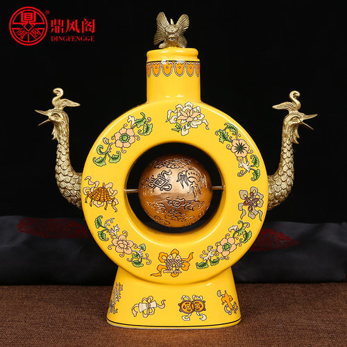 鼎风阁 李居明八运吉祥物东南【发财满壶】摆件寓意招财 - 图1