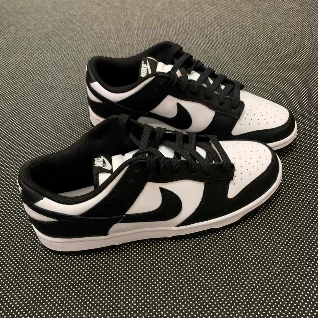 Nike/耐克 Dunk Low黑白熊猫运动休闲板鞋低帮男女同款HF5441-100,淘宝优惠券,粉丝福利购,淘宝优惠卷