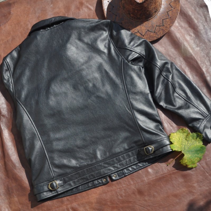 双十一青岛皮衣特价 经典黑色头层牛皮穆赫兰道真皮皮衣男休闲,淘宝优惠券,粉丝福利购,淘宝优惠卷