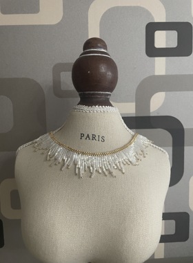 轻奢小众浪漫复古流苏项链 颈链 串珠成品饰品