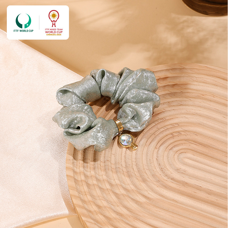 2025年成都混合团体世界杯乒乓吊坠发饰简约韩式大肠发圈百搭头饰,淘宝优惠券,粉丝福利购,淘宝优惠卷