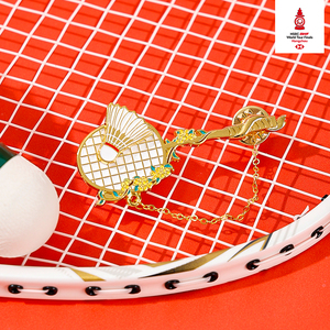 2025汇丰世界羽联世界巡回赛总决赛-球拍挂链徽章