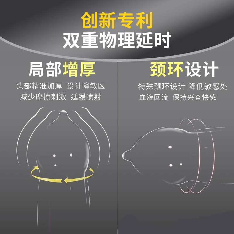 冈本延时安全避孕套持久装非防早泄001加厚男用情趣变刺激阴蒂态t - 图0