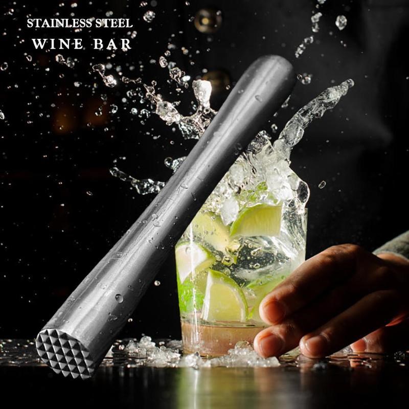 Stainless Steel Wine Mixing  Cocktail Shaker Ice Crusher  Ba