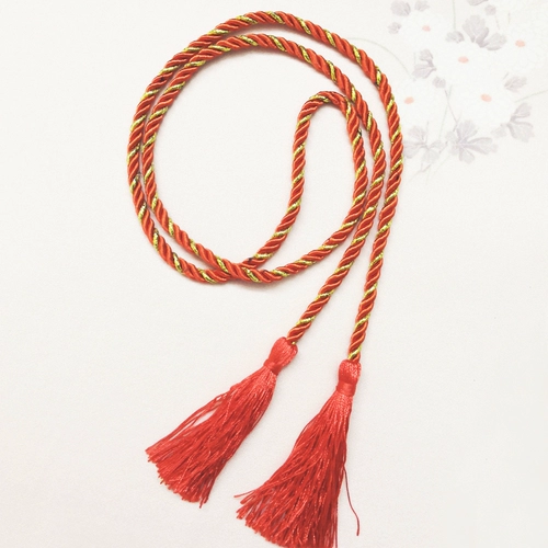 Утягивающий пояс на талию, аксессуар с кисточками