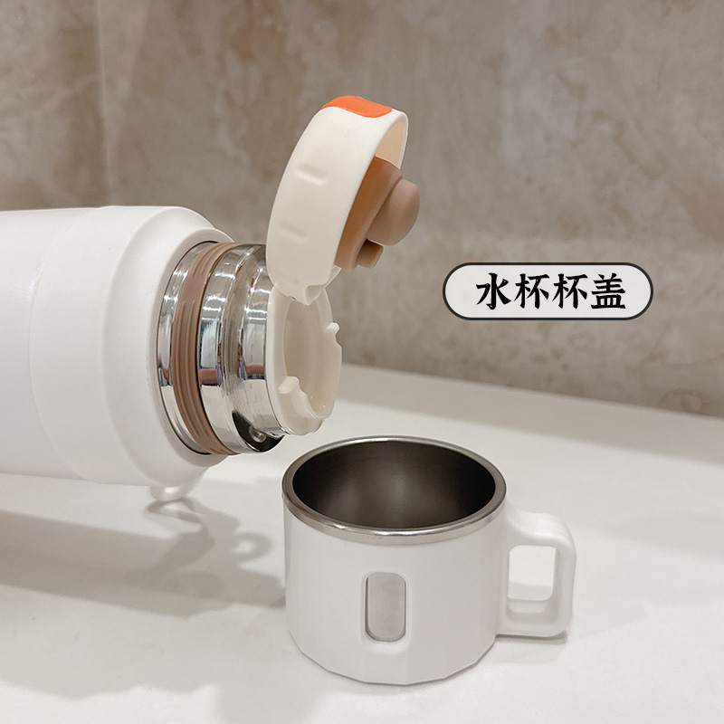 简约大容量1000ml3不锈钢运动保温杯男女夏保冷泡茶杯旅行保温壶 - 图0