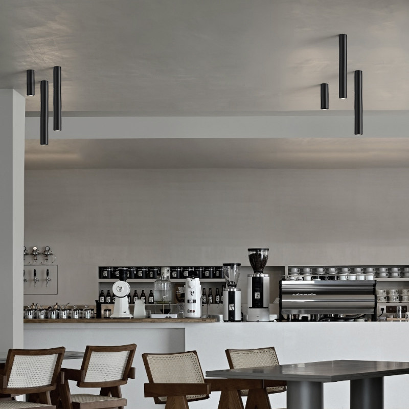 led明装长筒灯圆柱形调焦变焦餐厅吧台吸顶式射灯创意背景墙灯具,淘宝优惠券,粉丝福利购,淘宝优惠卷