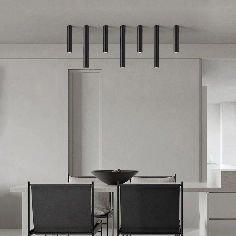 led明装长筒灯圆柱形调焦变焦餐厅吧台吸顶式射灯创意背景墙灯具,淘宝优惠券,粉丝福利购,淘宝优惠卷