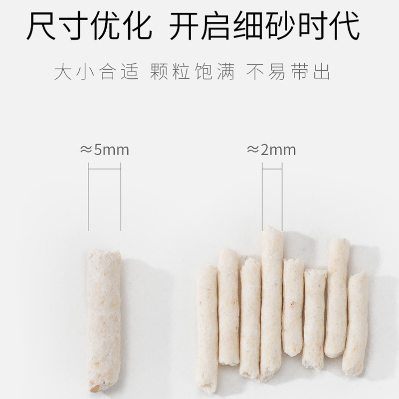 豆腐猫砂20斤猫砂10公斤除臭味无尘10斤厂家直销猫舍用细颗粒2mm - 图1