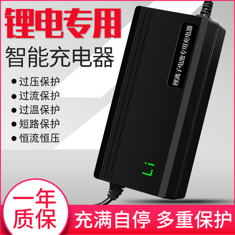 12V锂电池充电器3.2V聚合物5串18.25V2A 3A 8A10A80AH100AH锂电池 - 图1