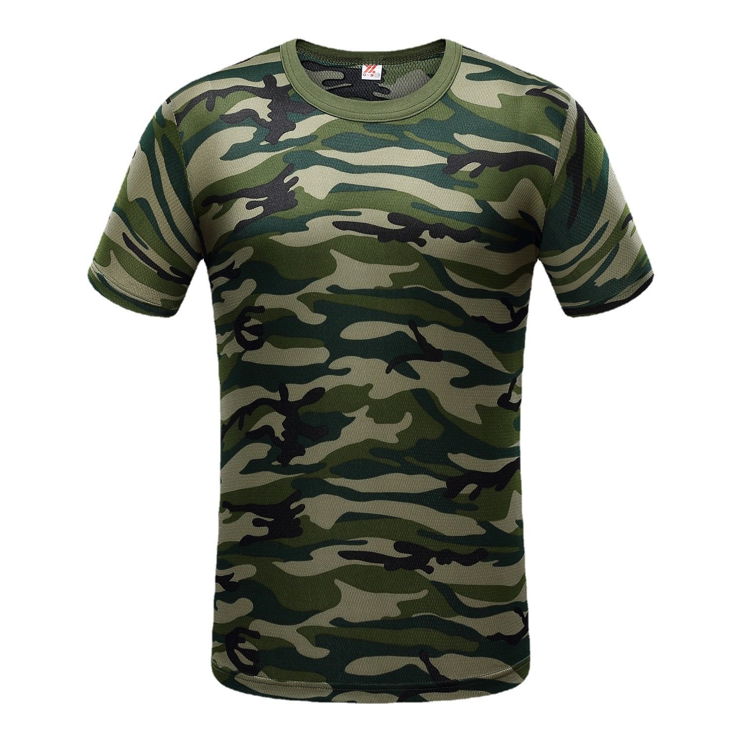 军训t恤男女大学生军训服短袖夏季迷彩速干t恤圆领初高中迷彩t恤