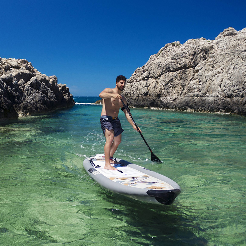 AquaMarina/乐划 Drift探险王sup 钓鱼板充气钓鱼板桨板冲浪漂流 - 图0