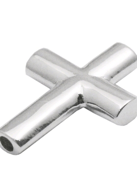 欧美纯银饰品十字架吊坠