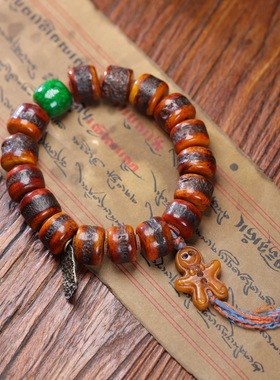 藏式牛骨手串回流包浆