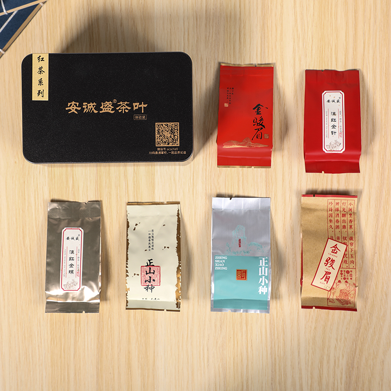 新茶特级正宗红茶金骏眉正山小种云南滇红试饮茶叶组合体验装 2019 新茶特级正宗红茶金骏眉正山小种云南滇红试饮茶叶组合体验装 2019