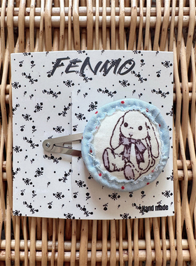 FENMO第2期！原创设计款手工INS小众儿童成人发夹 店主自制