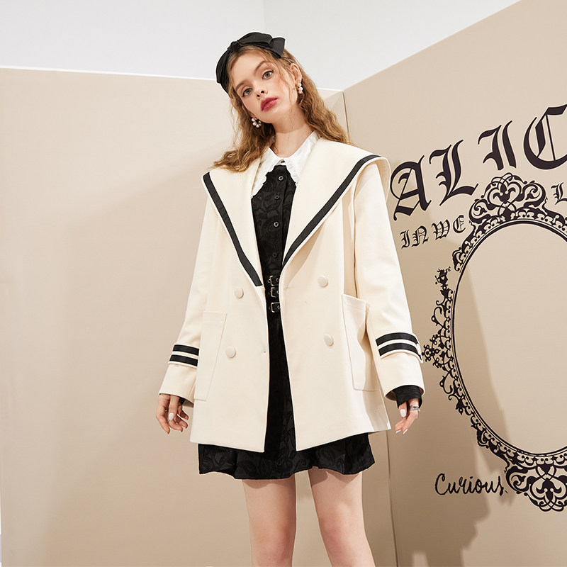 【新款】妖精的口袋黑色提花女连衣裙 妖精的口袋连衣裙