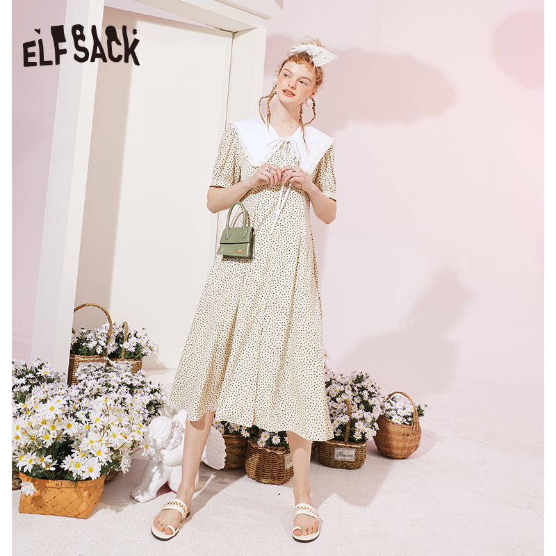 【新品】妖精的口袋法式碎花连衣裙 妖精的口袋连衣裙