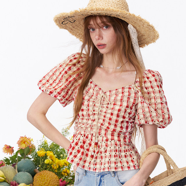 Fairy Pocket, Wine Party, Lace Blouse