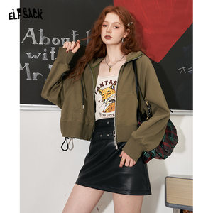 【新款】妖精的口袋木耳边复古吊带背心女23秋设计感辣妹无袖上衣