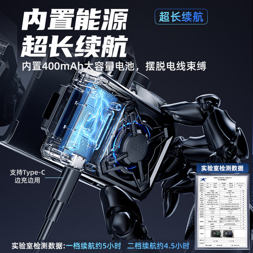 绿巨能V5压风式相机散热器适用于索尼zve1/10 A7M4 A7S3 A7C a7r5佳能r8富士XT4尼康Z30视频录制直播散热降温 - 图2