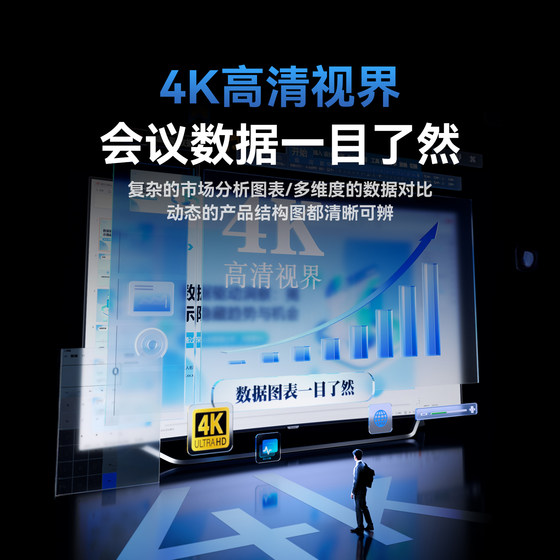 Office/meeting plug-in and cast 4K high-definition large screen