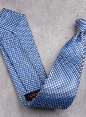 尖货桑蚕丝提花商务羊毛衬领带