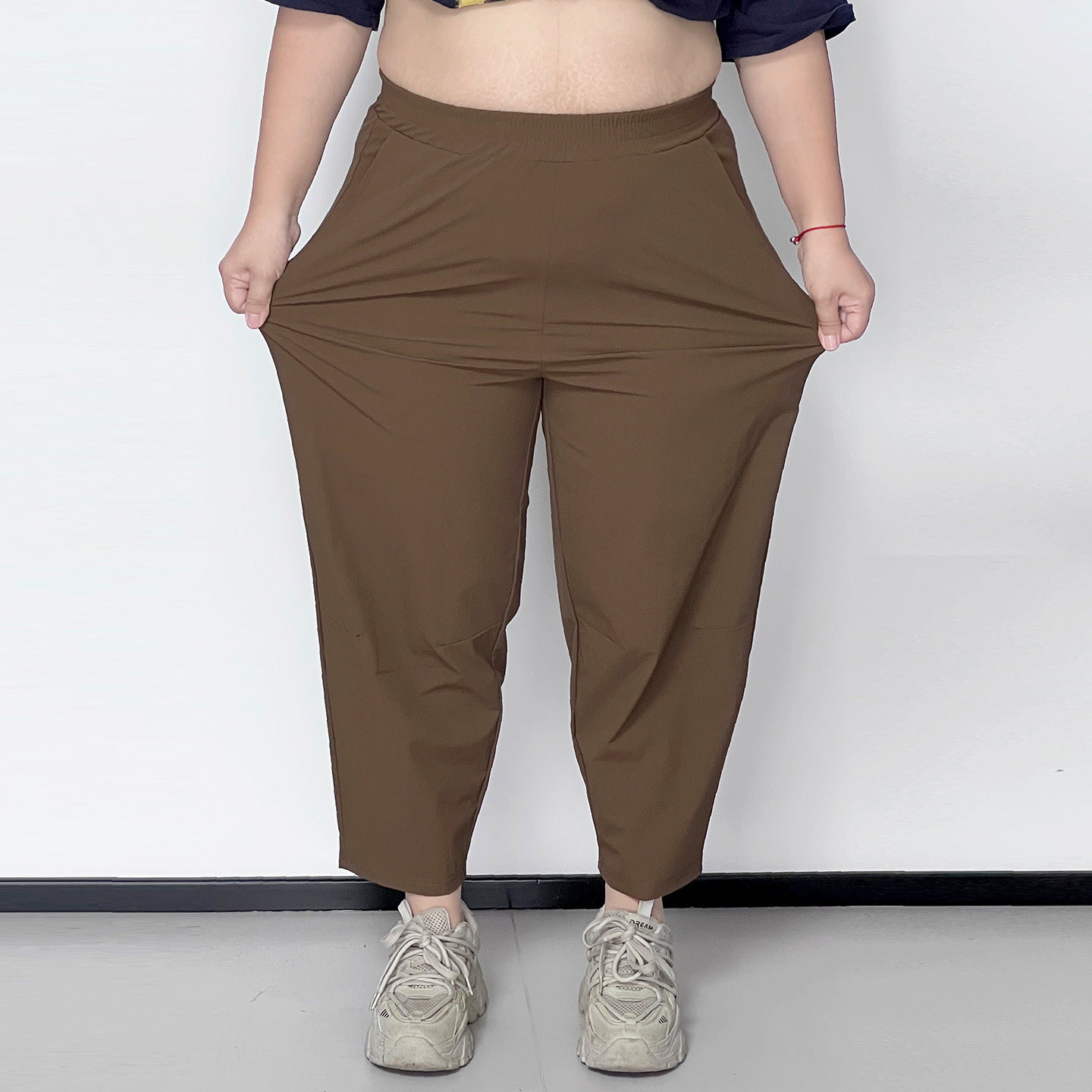 Large size loose small harem cool quick-drying pants