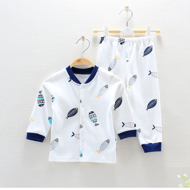 凡爱宝贝婴儿纯棉长袖对襟套装幼儿肩扣套儿童内衣秋衣秋裤棉毛衫,淘宝优惠券,粉丝福利购,淘宝优惠卷