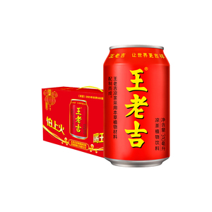 王老吉红罐凉茶植物饮料310ml*12罐