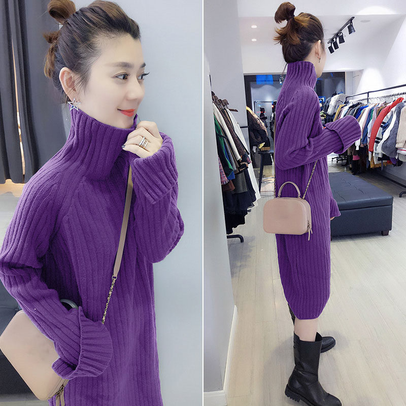欧洲站2020新款秋装欧货慵懒针织衫 bobowaltz连衣裙