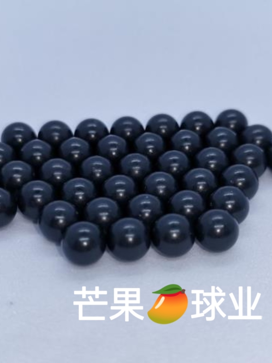 高精5.95mm/6mm实心研磨塑料弹/7mm8mm业精密滚珠实心加硬 - 图1