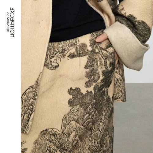 EXCEPTION例外秋装女新中式半身裙优雅气质绵羊毛半裙秋冬款 - 图2