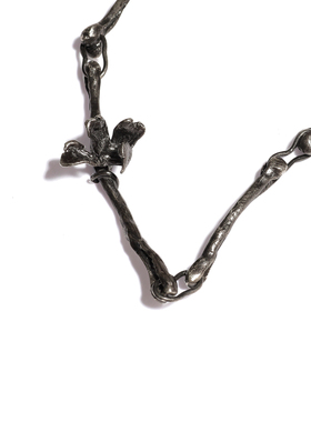 【zt zhuangtai狀態】EXCEPTION例外复古花手工抛光925银项链颈链