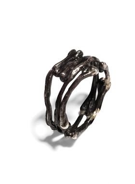 【zt zhuangtai狀態】EXCEPTION例外做旧拼接层次镂空925银戒指环