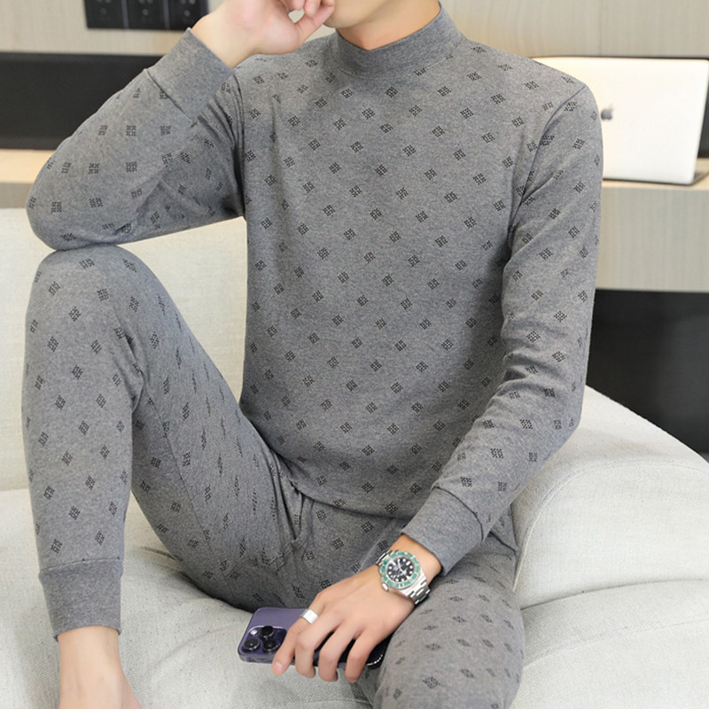 男士秋衣秋裤套装中老年人爸爸衬衣衬裤打底衫秋冬季中领保暖内衣,淘宝优惠券,粉丝福利购,淘宝优惠卷