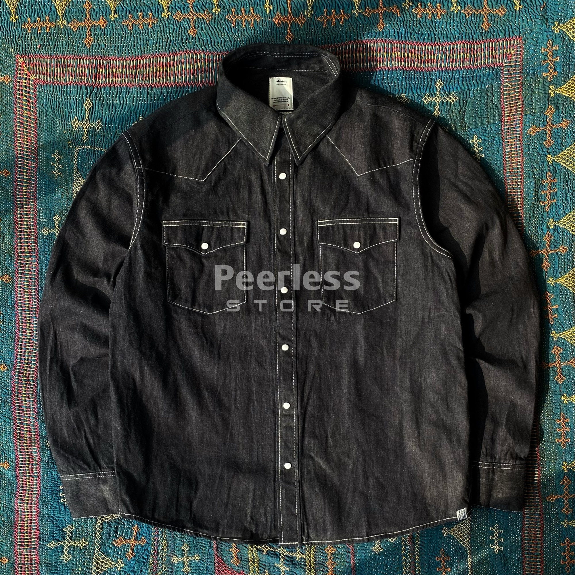サマーセール VISVIM SOCIAL SCULPTURE SHIRT MUDOVERDYE iarp.com.br