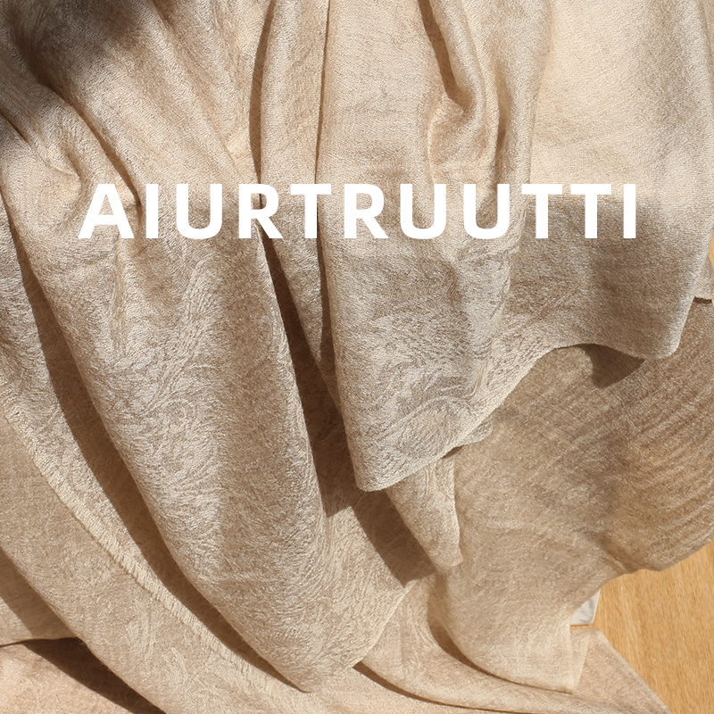 AiurtRuutti意式奢糯老钱风提花戒指纯羊绒围巾 外搭披肩防晒空调 - 图1