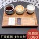 Coffee competition wooden pallet commercial creative customization
