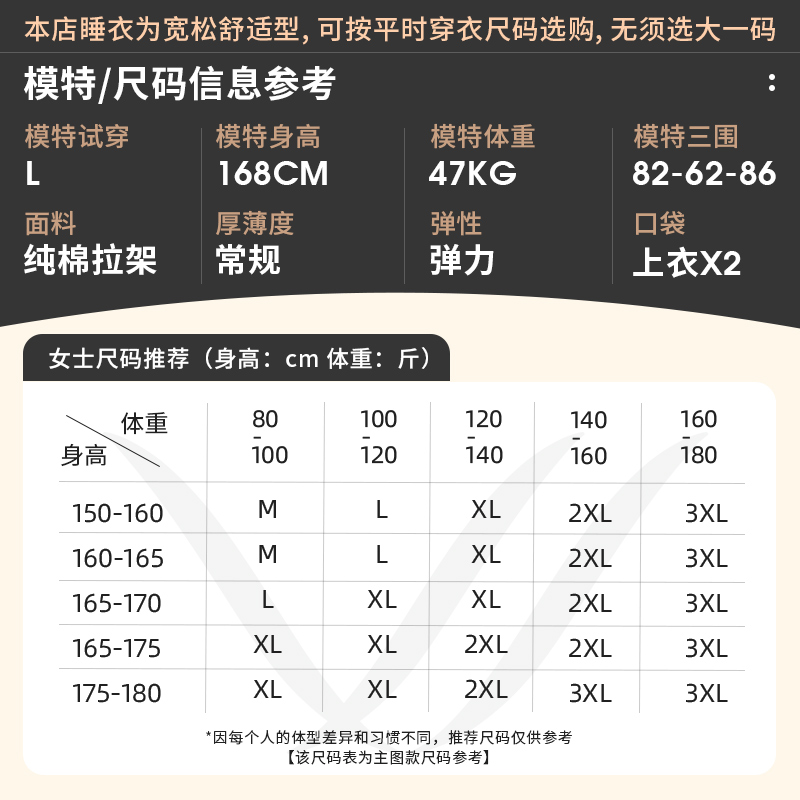 轩靓睡衣女士春秋季纯棉长袖2024新款可外穿高级感家居服大码套装