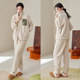 Xuanliang couple's imitation sherpa pajamas autumn and winter thickened