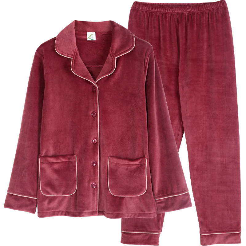 春秋季海岛绒珊瑚绒睡衣 轩靓睡衣/家居服套装