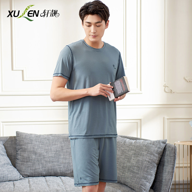凉感夏天莫代尔短袖短裤可出门睡衣 轩靓睡衣/家居服套装