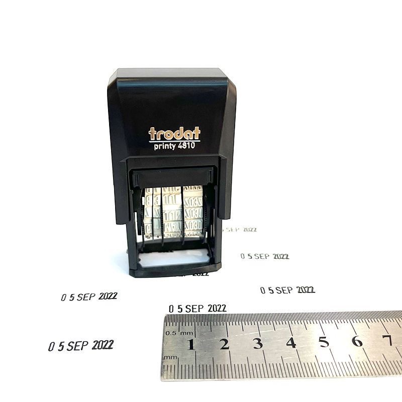 正品卓达4810可调日期章 自动出油年月日回墨印 翻转印 日期印章 - 图2