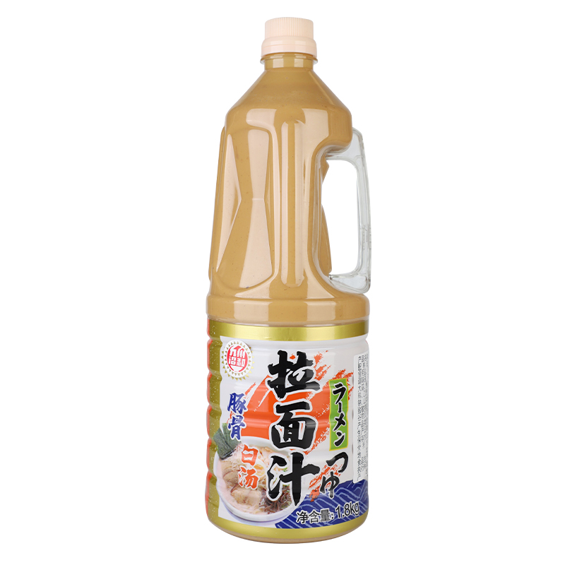 九州诏和豚骨拉面汁1.8L日式豚骨拉面汁拉面汤汁猪骨白汤汤底底料 - 图3